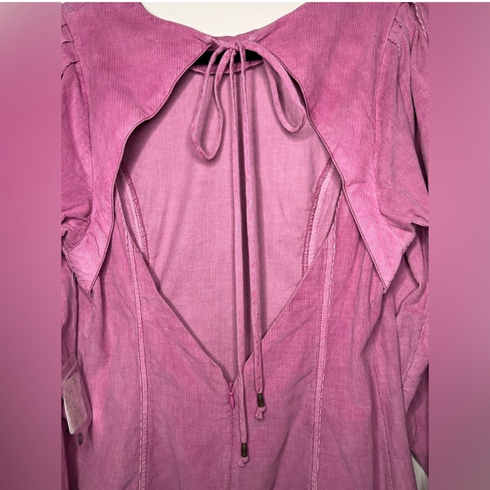 NWT New Free People - Corduroy Starlight Mini Dress - Size 12 - Picture 5 of 12